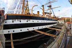 lavori 2013 nave scuola amerigo vespucci
