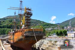 grandi lavori 2014 nave scuola amerigo vespucci