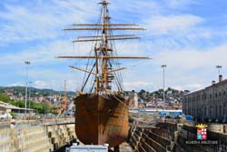 grandi lavori 2014 nave scuola amerigo vespucci