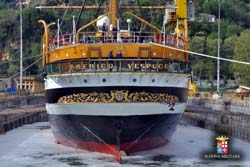 grandi lavori 2015 nave scuola amerigo vespucci