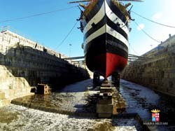 grandi lavori 2015 nave scuola amerigo vespucci