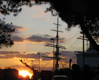 nave scuola amerigo vespucci a ravenna