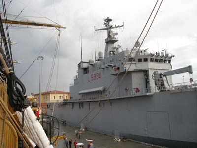 nave San Giusto a Livorno