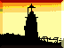 faro tramonto nave scuola amerigo vespucci