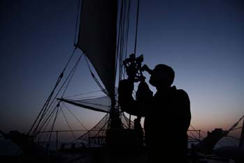 sestante sulla nave scuola amerigo vespucci